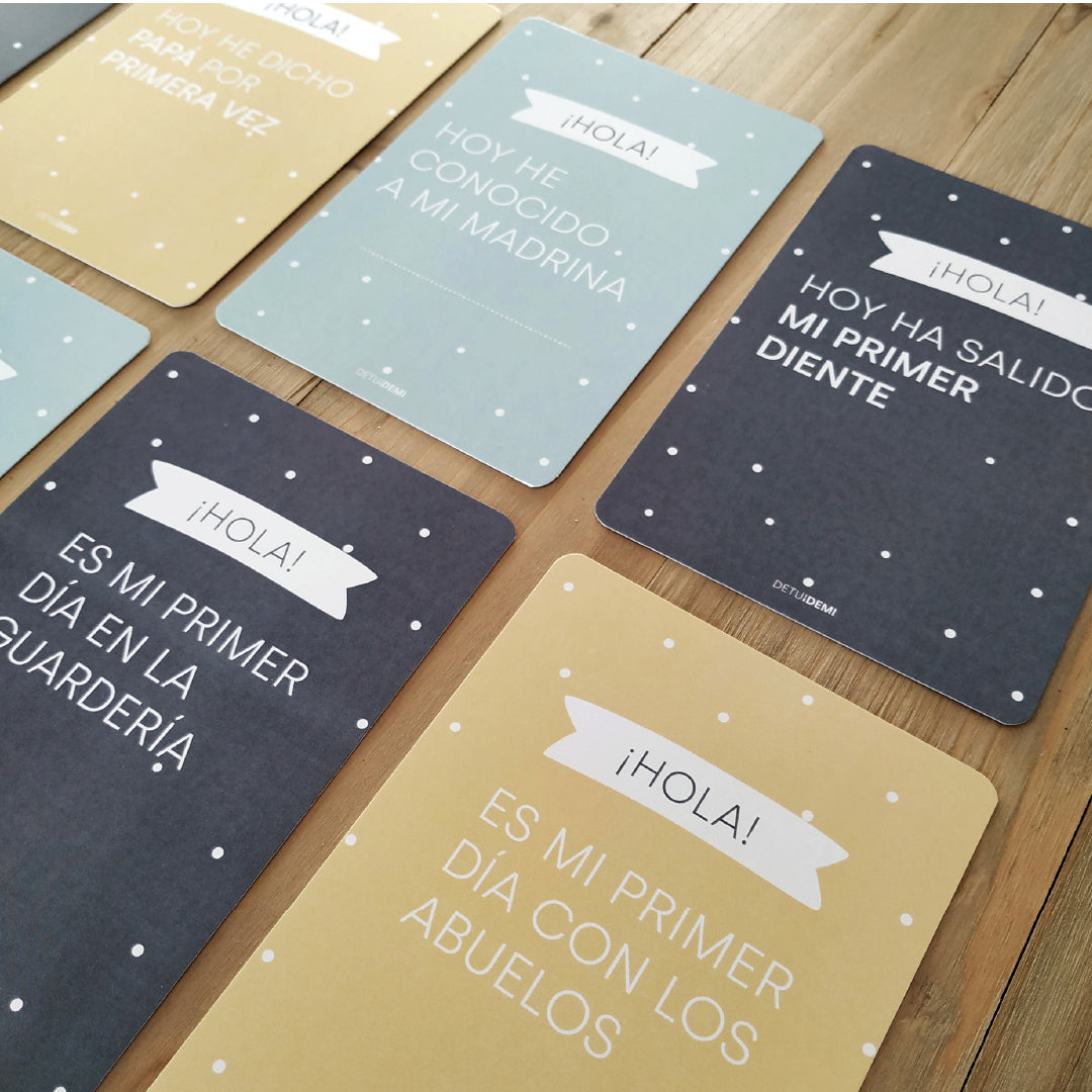 Tarjetas primeras veces